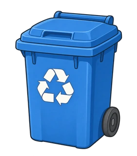 tempat sampah daur ulang