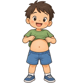 腹