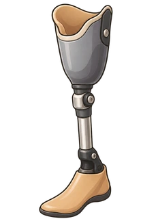 prosthetic leg