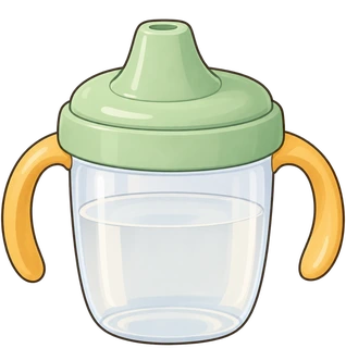 こぼれにくい幼児用カップ
