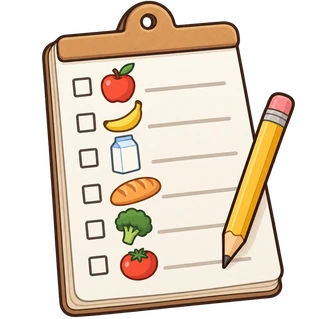 shopping list