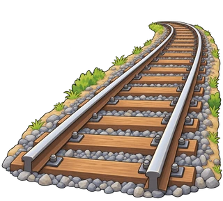 vía del tren