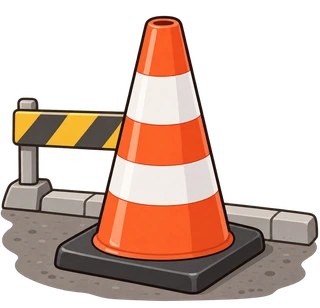cone de trânsito
