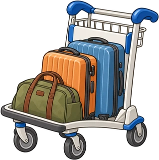 carrello portabagagli