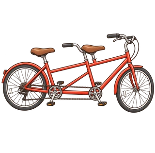 tandem bicycle