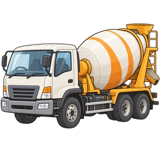 concrete mixer truck