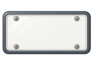 license plate