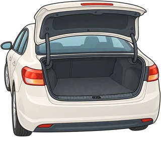 bagasi mobil
