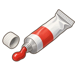 tubo de pintura