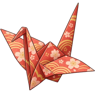grulla de papel
