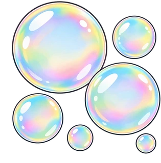 soap bubbles