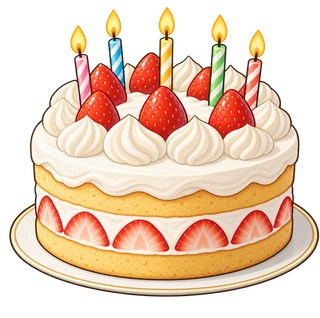 誕生日ケーキ