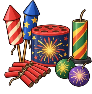 fuochi d'artificio